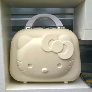 Cream Hello Kitty Inspired Travel Handbag
